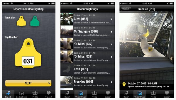 aplikace Wingtag pro iPhone