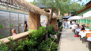 Pavilon amazoňanů v Papouščí zoo Bošovice