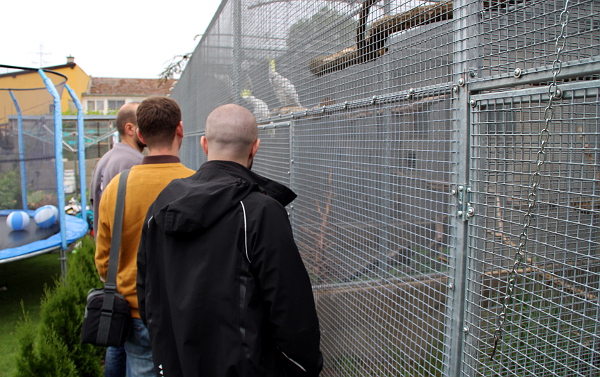 Při návštěvě u Zuzany a Martina Černých (Foto: Jan Potůček, Ararauna.cz)