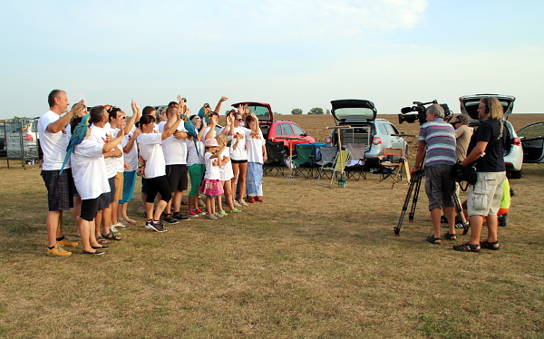 … a ještě zamáváme divákům Vašeho Prima Receptáře (Foto: Jan Potůček, Ararauna.cz)