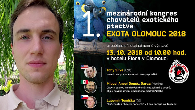 První Čech, který pracuje v Loro Parque na Tenerife, bude přednášet na kongresu EXOTA Olomouc